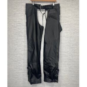 Harley-Davidson Genuine MotorClothes Black Chaps/S-Large / Riding Gear